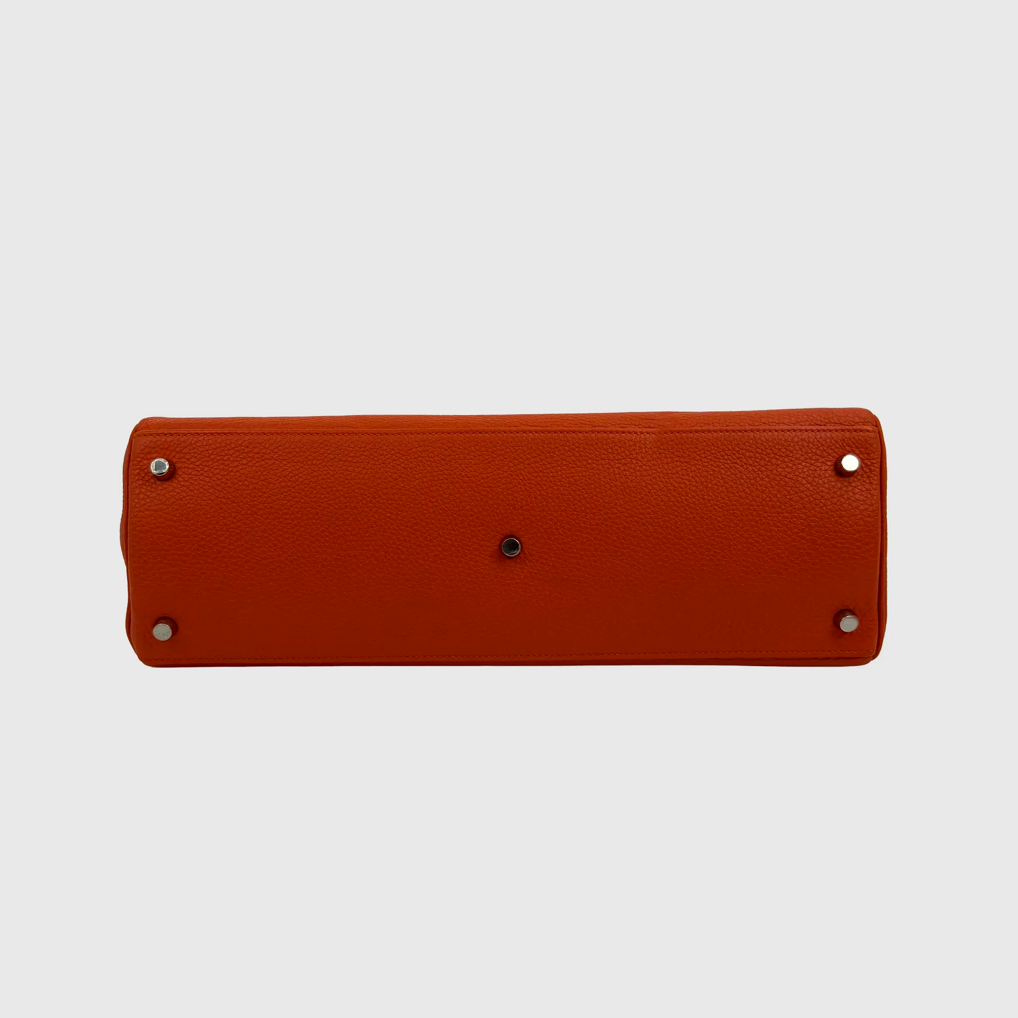 Hermès JPG Shoulder Kelly 42 Orange Togo Palladium Hardware