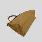 Hermès Kelly 35 Natural Sable Fjord Brushed Palladium Hardware