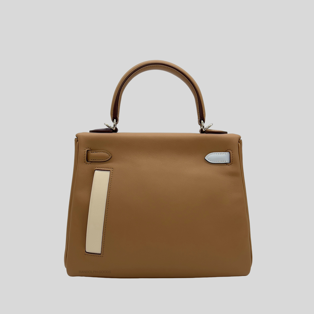 Hermès Kelly 25 Chai Multicolor Swift Palladium