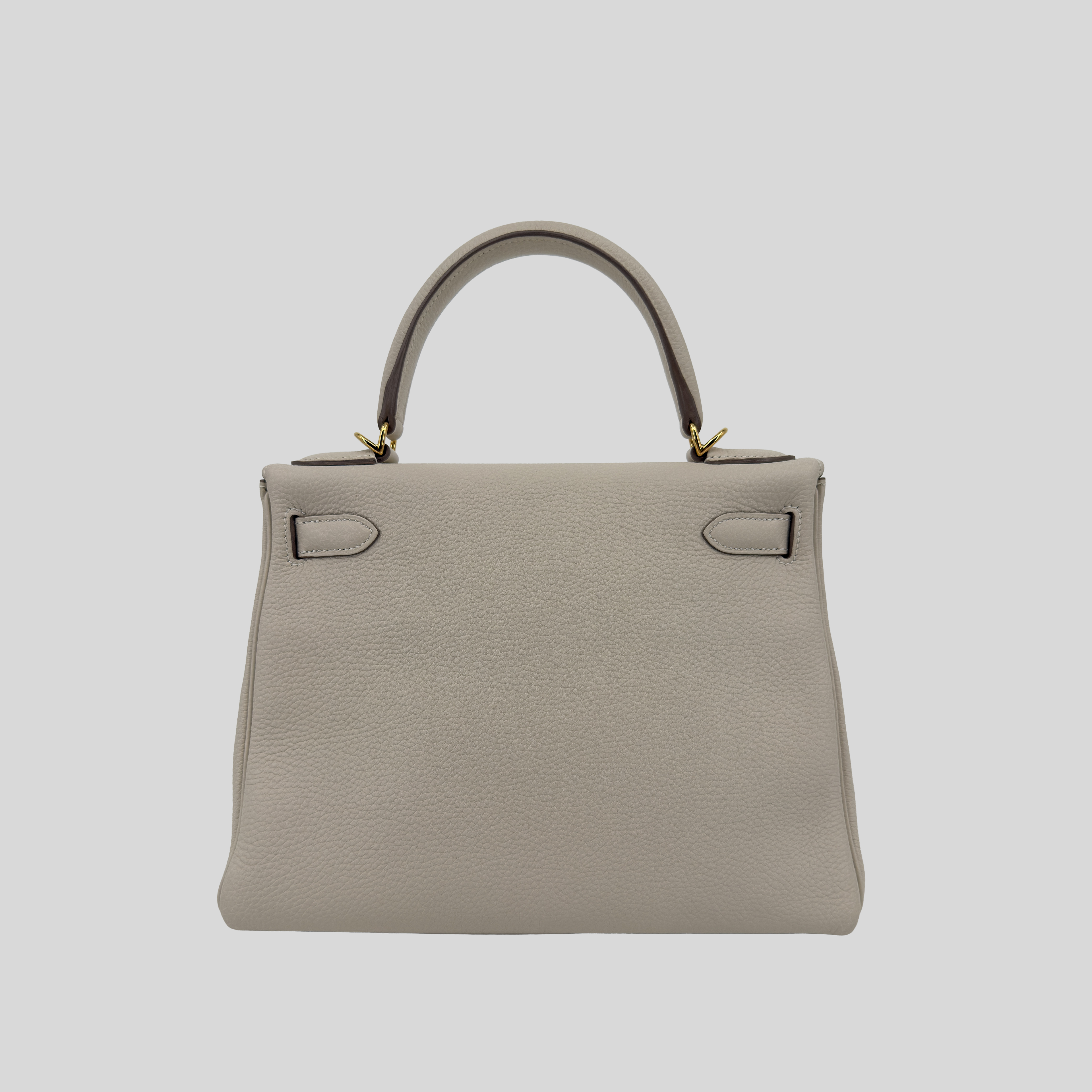 Hermès Kelly 28 Craie Togo Gold Hardware