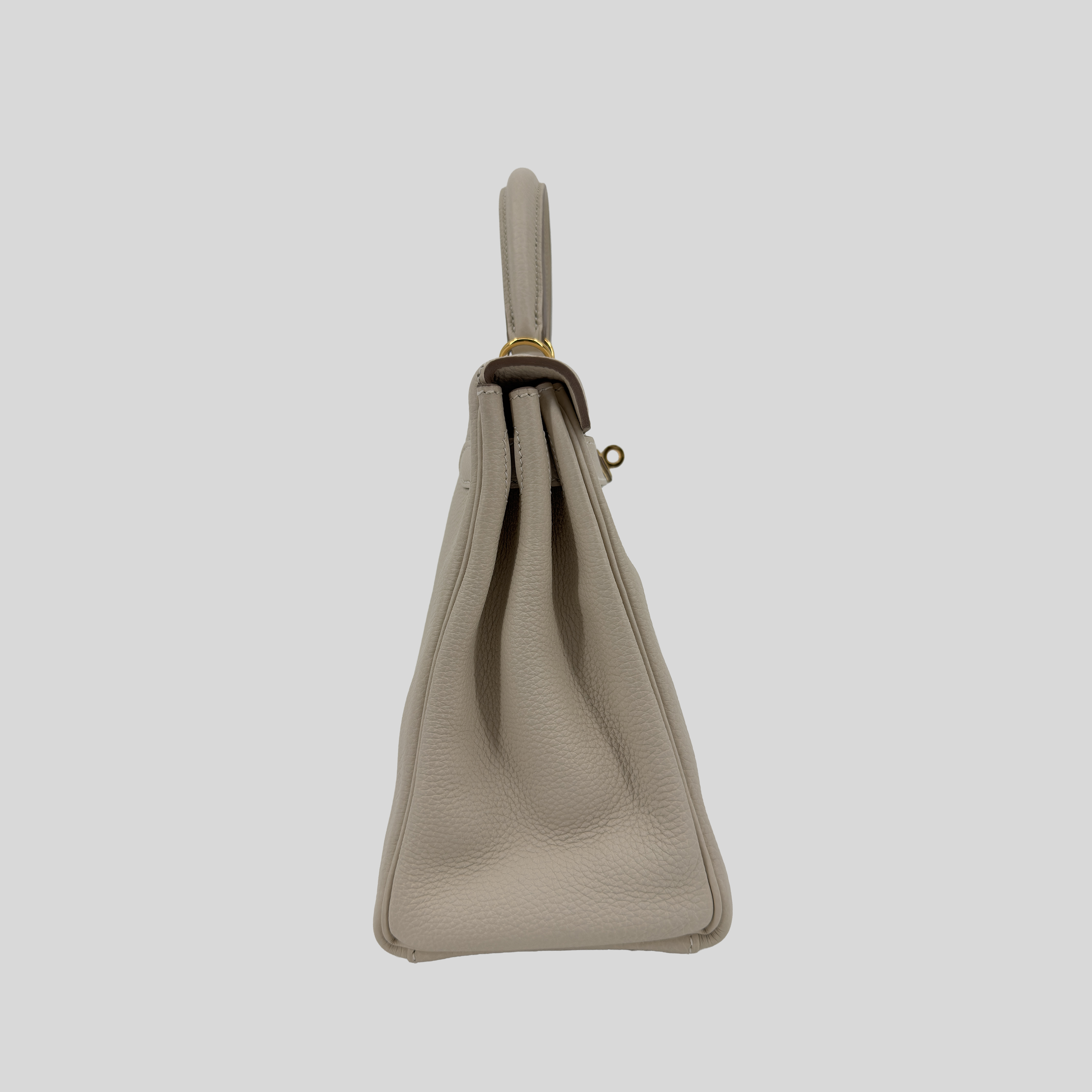 Hermès Kelly 28 Craie Togo Gold Hardware