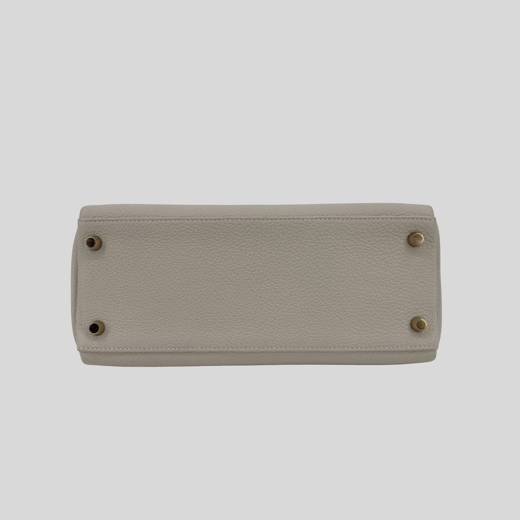 Hermès Kelly 28 Craie Togo Gold Hardware