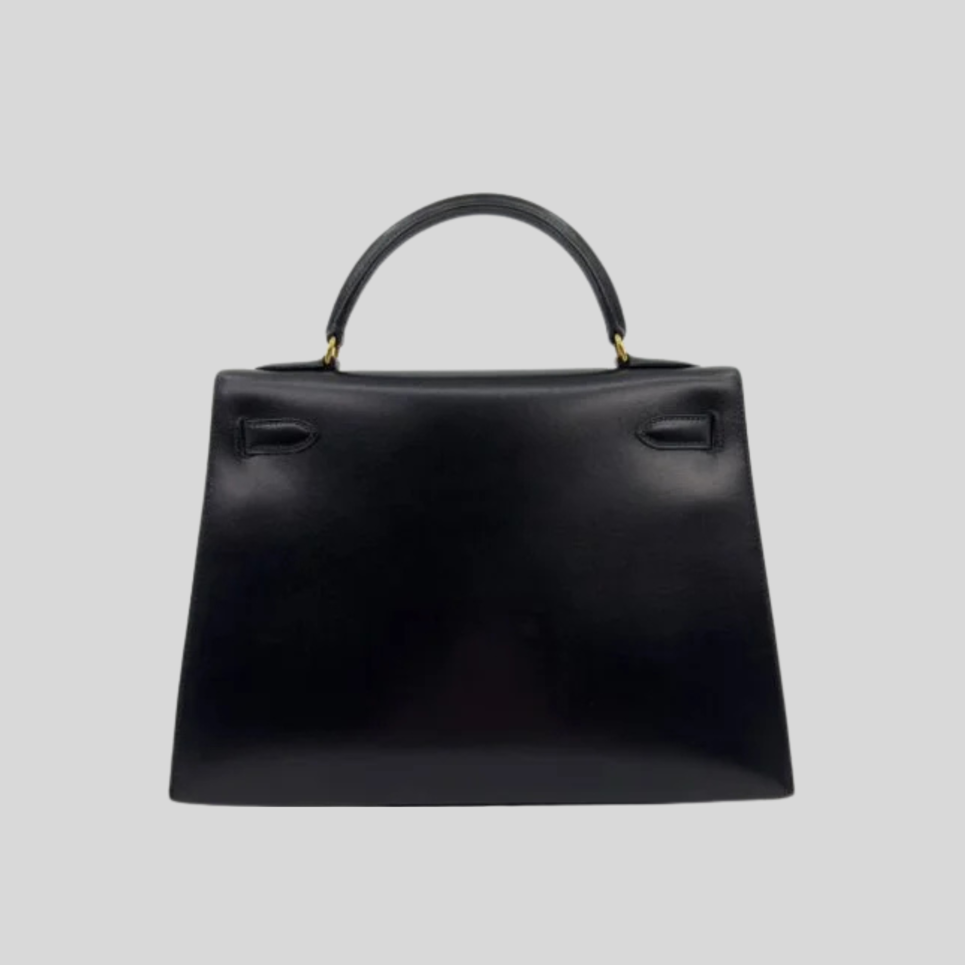 Hermès Kelly 32 Sellier Black Box Leather