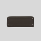 Hermès Kelly 35 Verso Étain / Bleu Thalassa Epsom Palladium Hardware