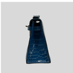 Hermès Kelly Pochette Bleu Izmir Alligator Gold Hardware