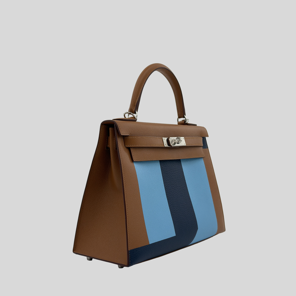 Hermès Kelly 28 Limited Edition “Kellygraphie” Lettre S Gold Palladium Hardware