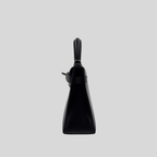 Hermès Mini Kelly Noir (Black) Box Leather Palladium Hardware