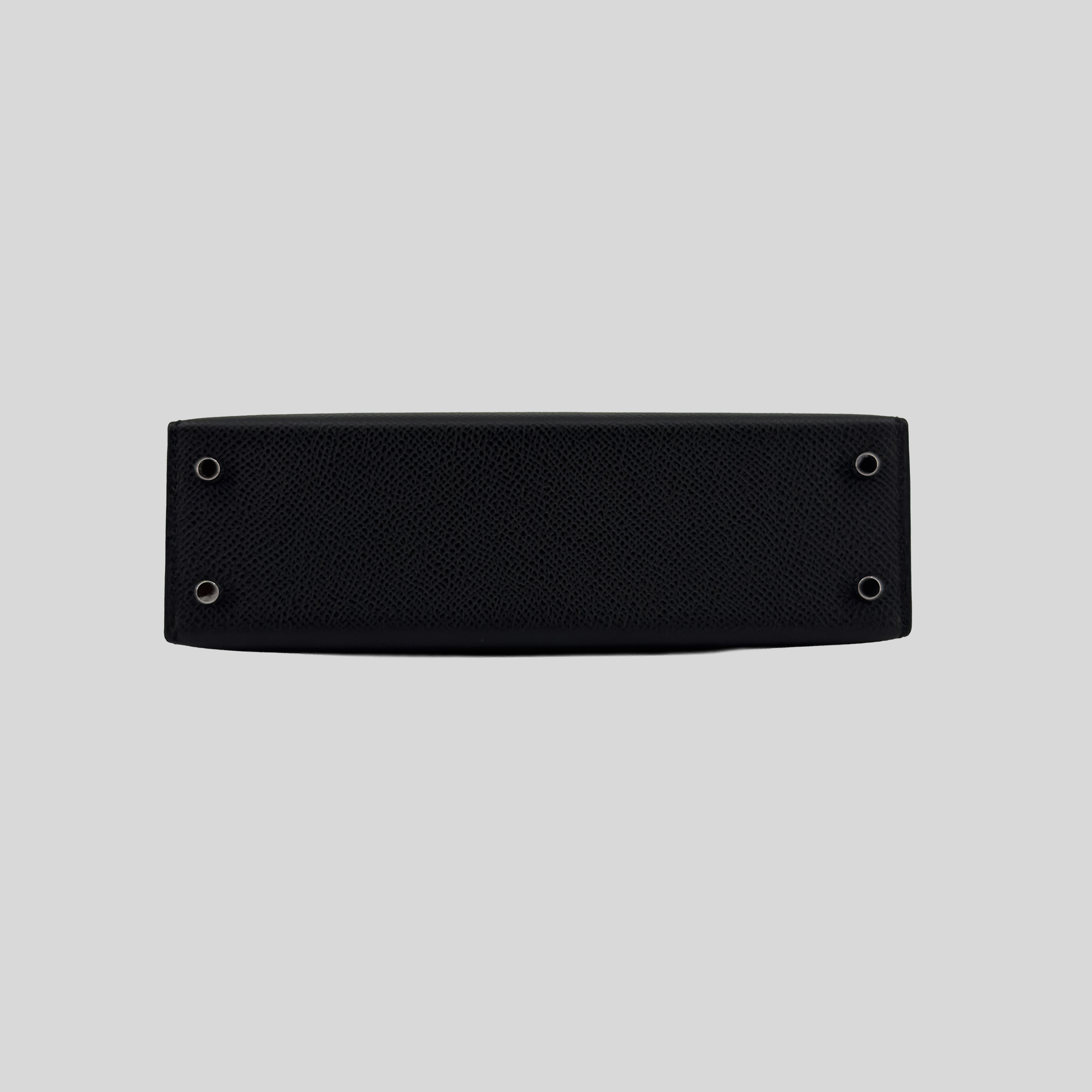 Hermès Mini Kelly Black Epsom Electrum Hardware