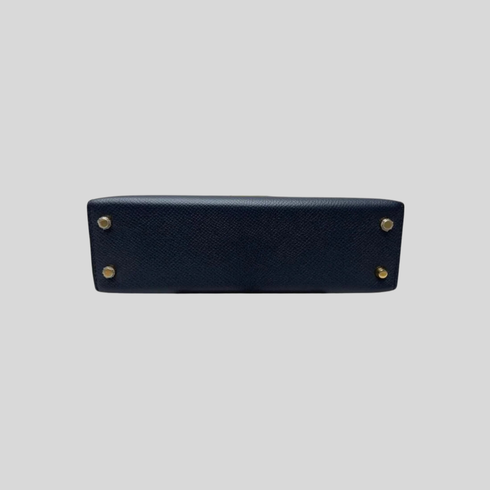 Hermès Mini Kelly Bleu Indigo Gold Hardware