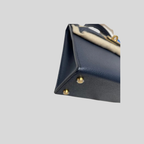 Hermès Mini Kelly Bleu Indigo Gold Hardware