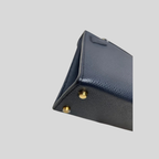 Hermès Mini Kelly Bleu Indigo Gold Hardware