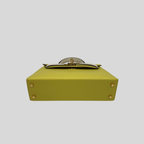 Hermès Mini Kelly Lime & Nata Chèvre Gold Hardware