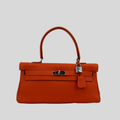 Hermès JPG Shoulder Kelly 42 Orange Togo Palladium Hardware