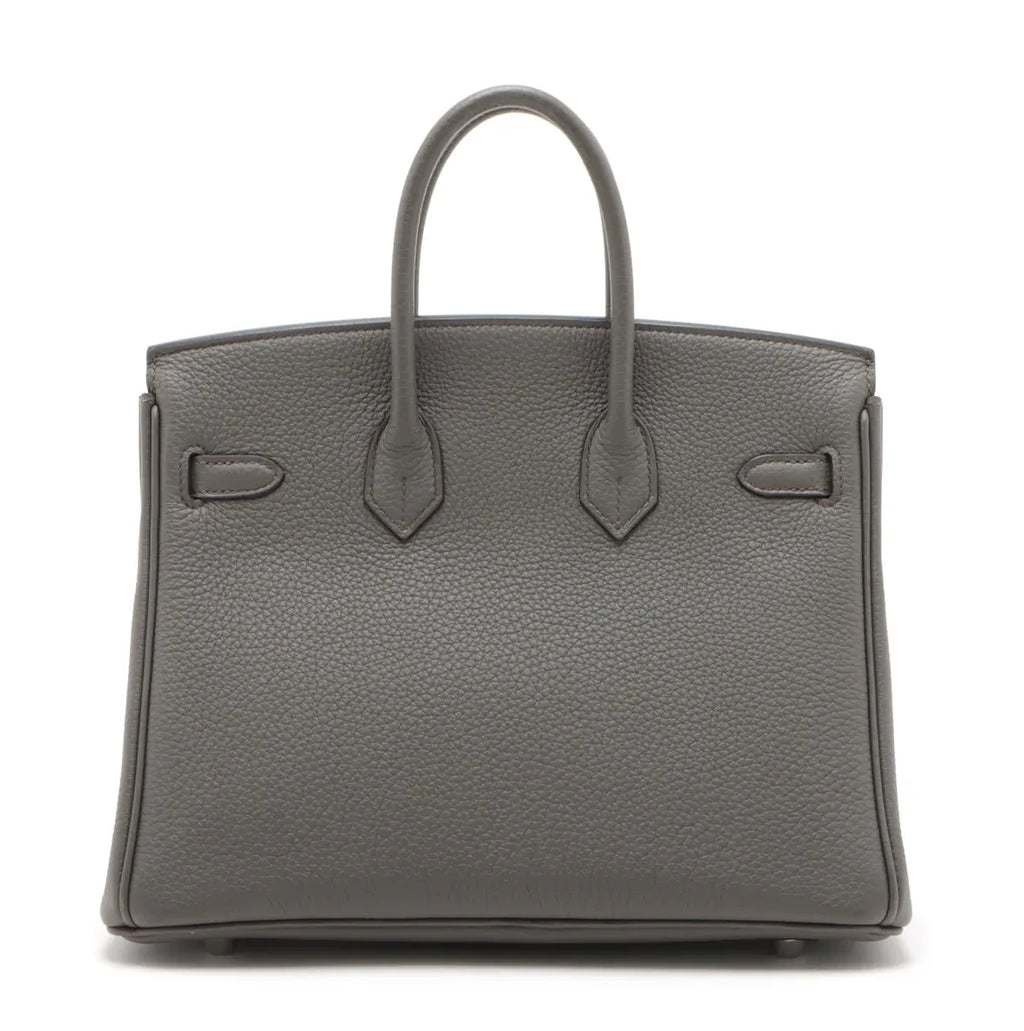 Hermès Birkin 25 Etain Togo Leather Palladium Hardware