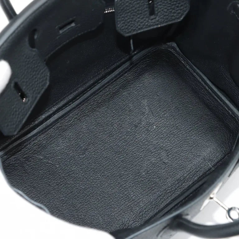 Hermès Birkin 25 Noir Togo Leather Palladium Hardware