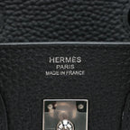 Hermès Birkin 25 Noir Togo Leather Palladium Hardware