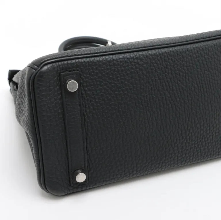 Hermès Birkin 25 Noir Togo Leather Palladium Hardware