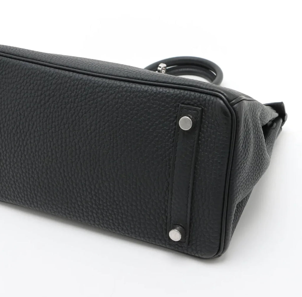 Hermès Birkin 25 Noir Togo Leather Palladium Hardware