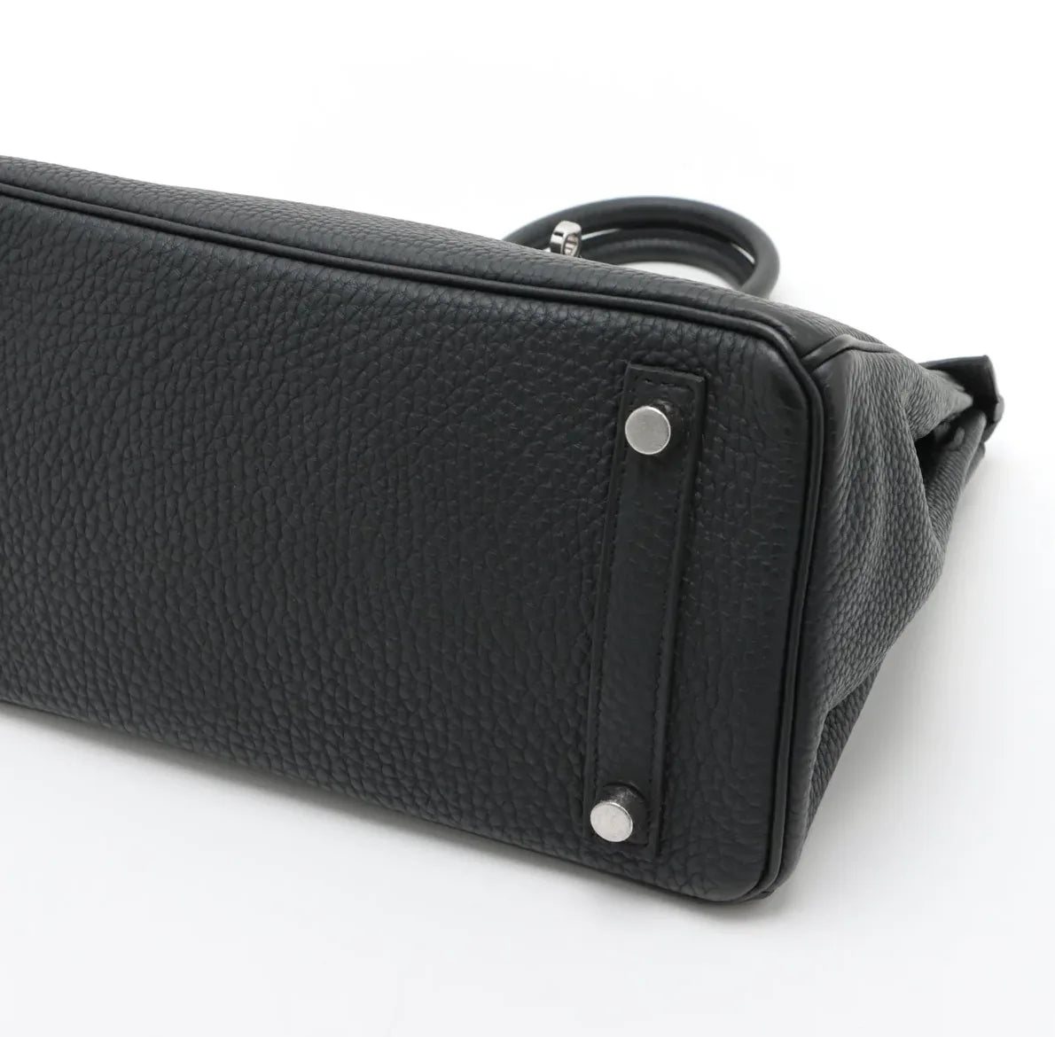 Hermès Birkin 25 Noir Togo Leather Palladium Hardware