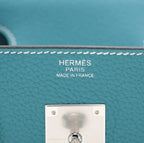Hermès Birkin 30 Bleu Jean Togo Leather Palladium Hardware