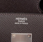Hermès Birkin 30 Chocolate Epsom Leather Palladium Hardware
