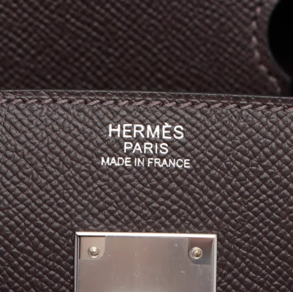 Hermès Birkin 30 Chocolate Epsom Leather Palladium Hardware