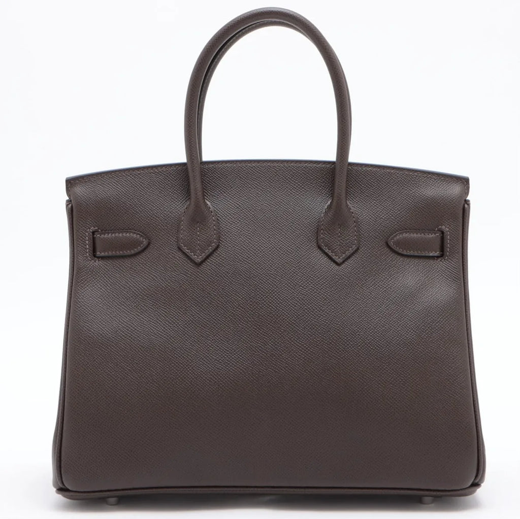 Hermès Birkin 30 Chocolate Epsom Leather Palladium Hardware