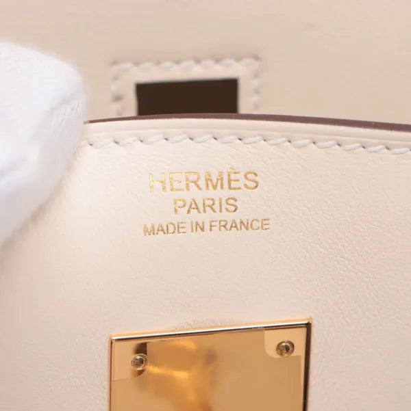 Hermès Birkin 30 Limited Edition “Colormatic” Nata Swift Leather Gold Hardware