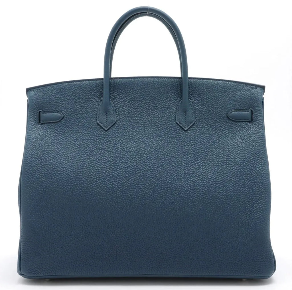 Hermès Birkin 40 Bleu De Prusse Togo Leather Palladium Hardware