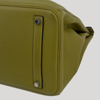 Hermès Birkin 35 Vert Chartreuse Evergrain Palladium Hardware | Randolph Goods
