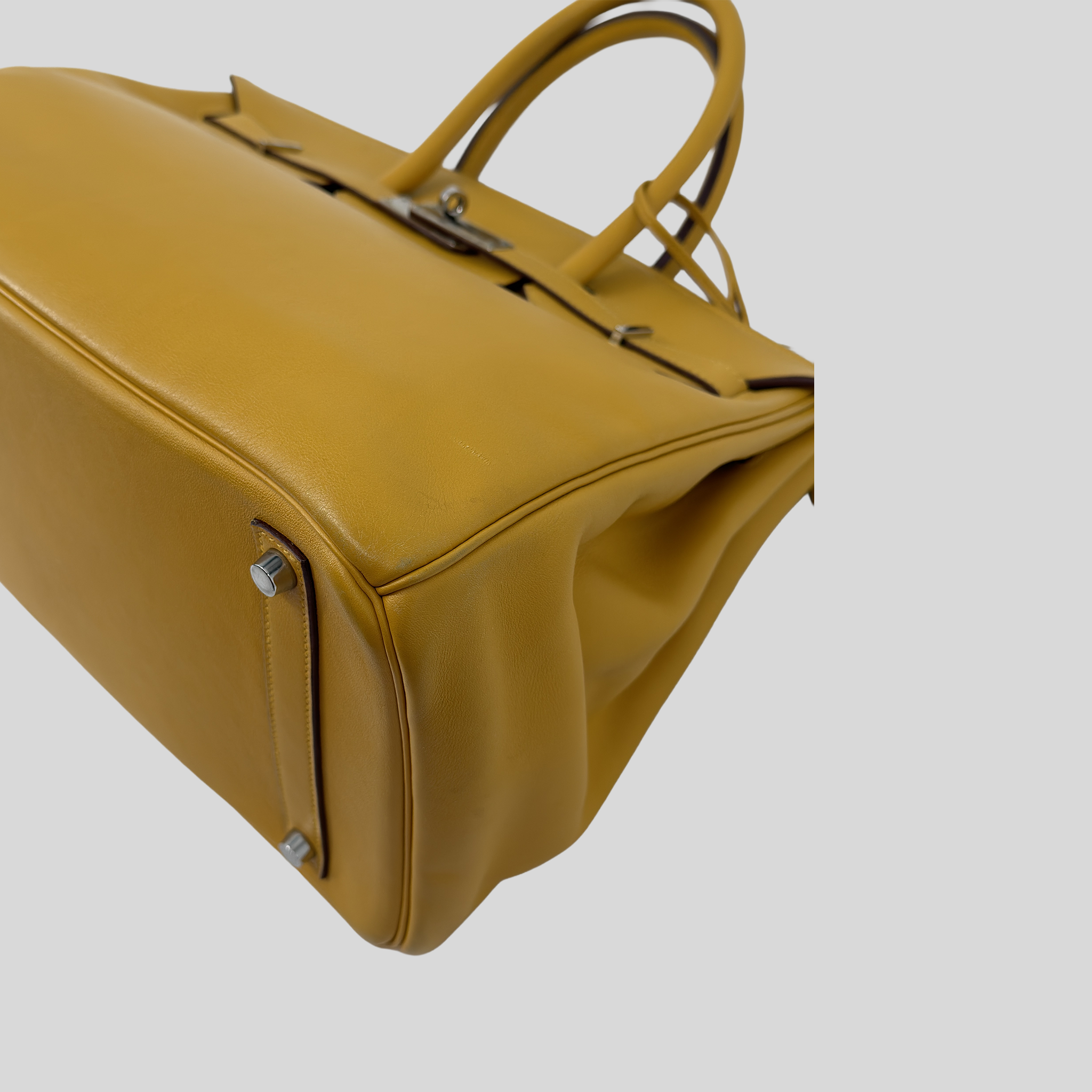 Hermès Birkin 35 Soleil Swift Palladium Hardware