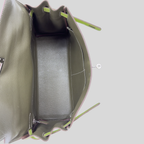 Hermès Kelly 35 Verso Candy Collection Kiwi / Vert Olive Epsom Palladium Hardware