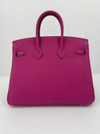 Hermès Birkin 25 Rose Pourpre Togo Palladium Hardware
