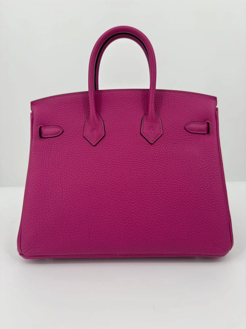Hermès Birkin 25 Rose Pourpre Togo Palladium Hardware