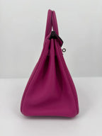 Hermès Birkin 25 Rose Pourpre Togo Palladium Hardware