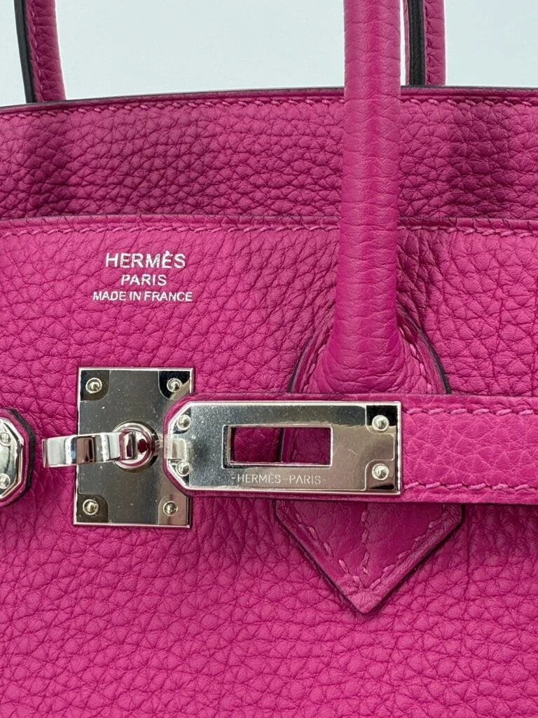 Hermès Birkin 25 Rose Pourpre Togo Palladium Hardware