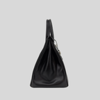Birkin 35 Black Box Leather Brushed Palladium Hardware | Randolph Goods