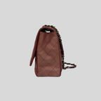 Chanel Classic Flap Maxi Ombre Degradé Pink Burgundy Lambskin Silver Hardware | Randolph Goods
