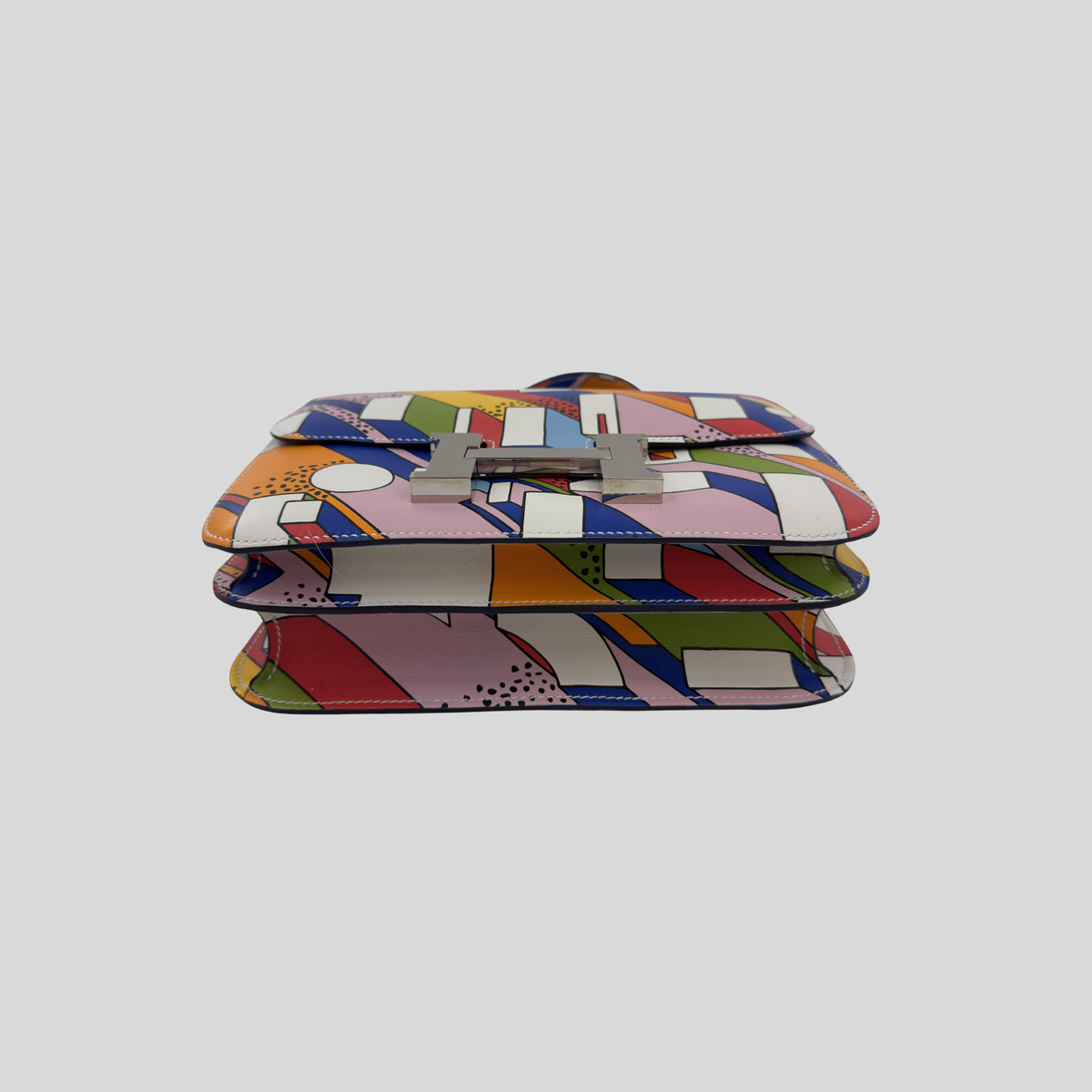 Hermès Constance 24 Limited Edition On A Summer Day Multicolor Swift Palladium Hardware