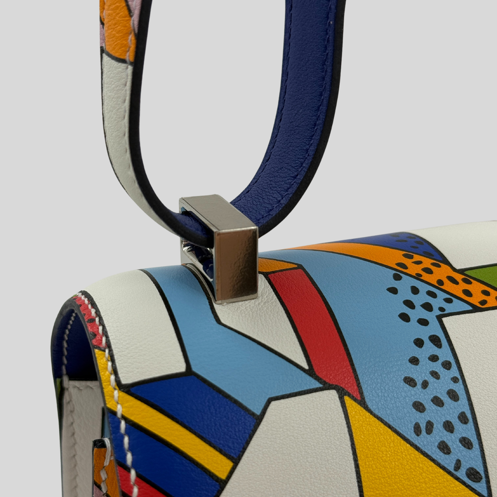 Hermès Constance 24 Limited Edition On A Summer Day Multicolor Swift Palladium Hardware