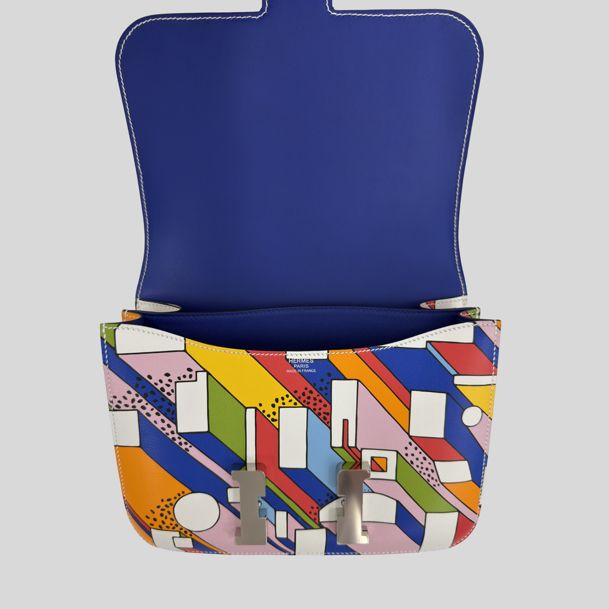 Hermès Constance 24 Limited Edition On A Summer Day Multicolor Swift Palladium Hardware