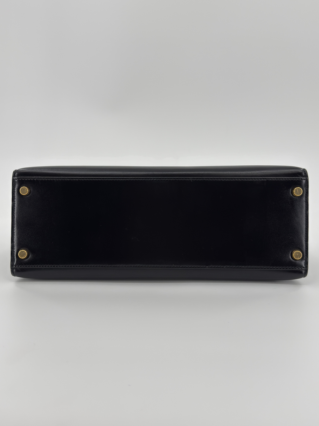 Hermès Kelly 32 Sellier Black Box Leather