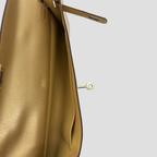 Hermès Kelly Cut Doré Chèvre Permabrass Hardware