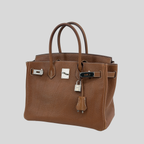 Hermès Birkin 30 Fauve Barenia Faubourg Palladium Hardware