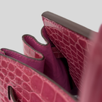 Hermès Birkin 35 Fuchsia Porosus Crocodile Gold Hardware