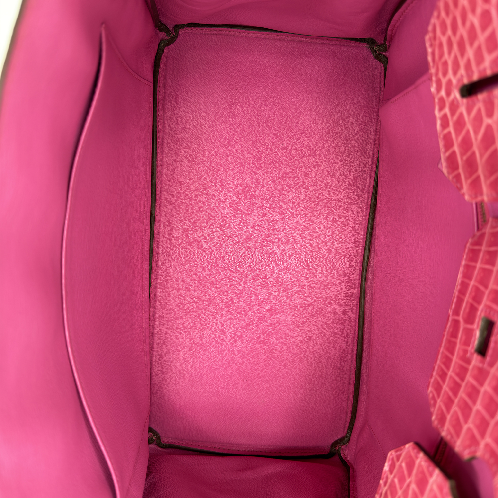 Hermès Birkin 35 Fuchsia Porosus Crocodile Gold Hardware