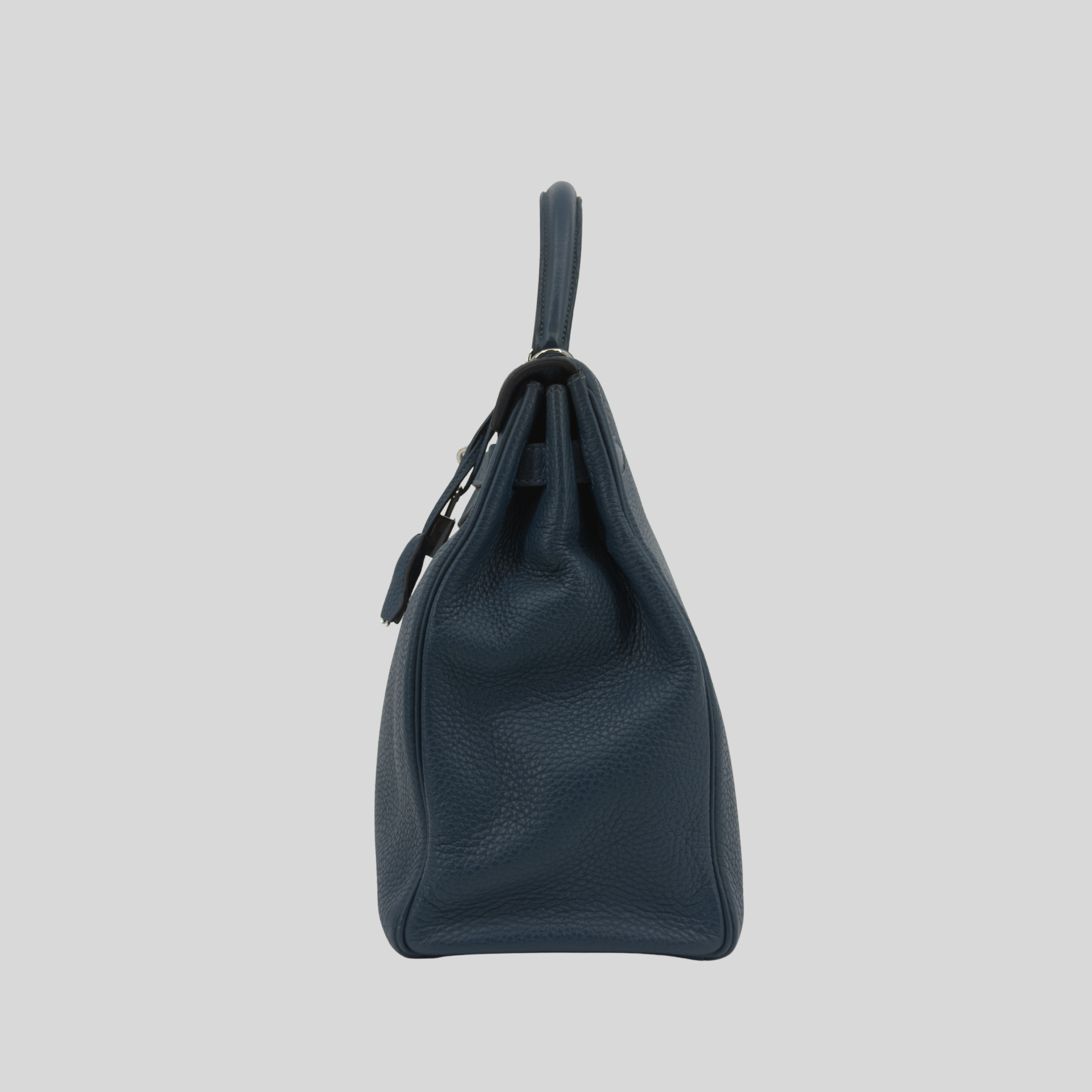Randolph Goods | Hermès Kelly 35 Bleu Colvert Clemence Palladium Hardware