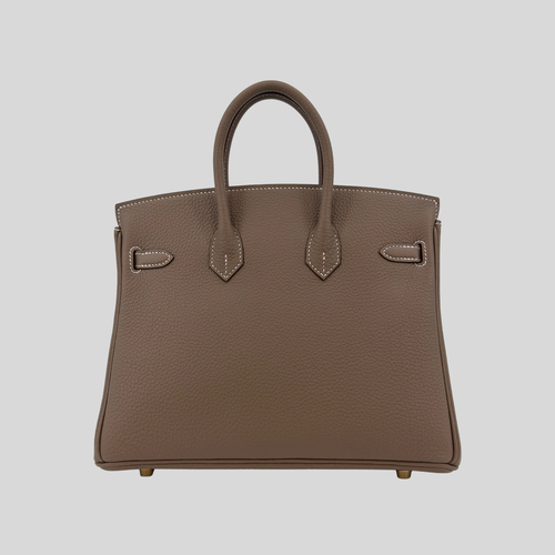 Hermès Birkin 25 Etoupe Togo Leather Gold Hardware | Randolph Goods