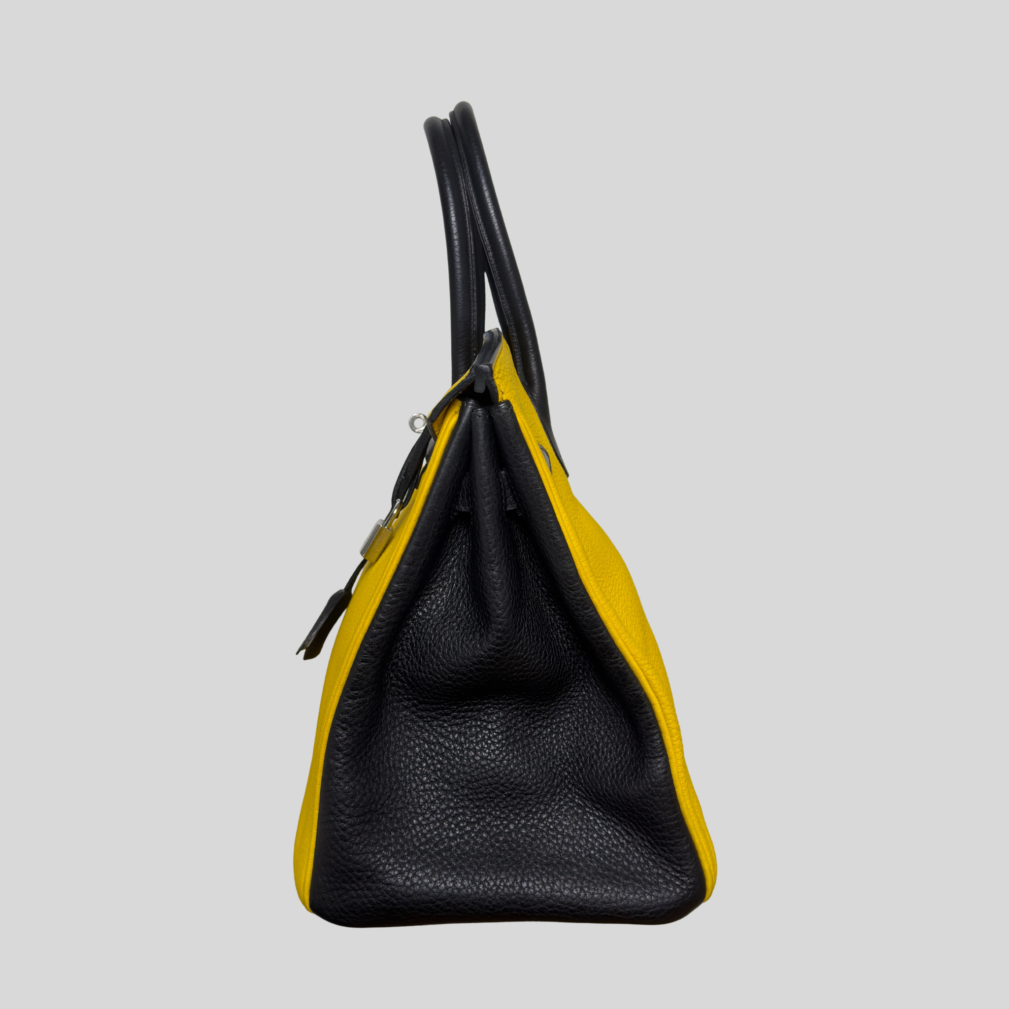 Randolph Goods | Hermès Birkin 35 HSS Black/Yellow Togo Leather Palladium Hardware
