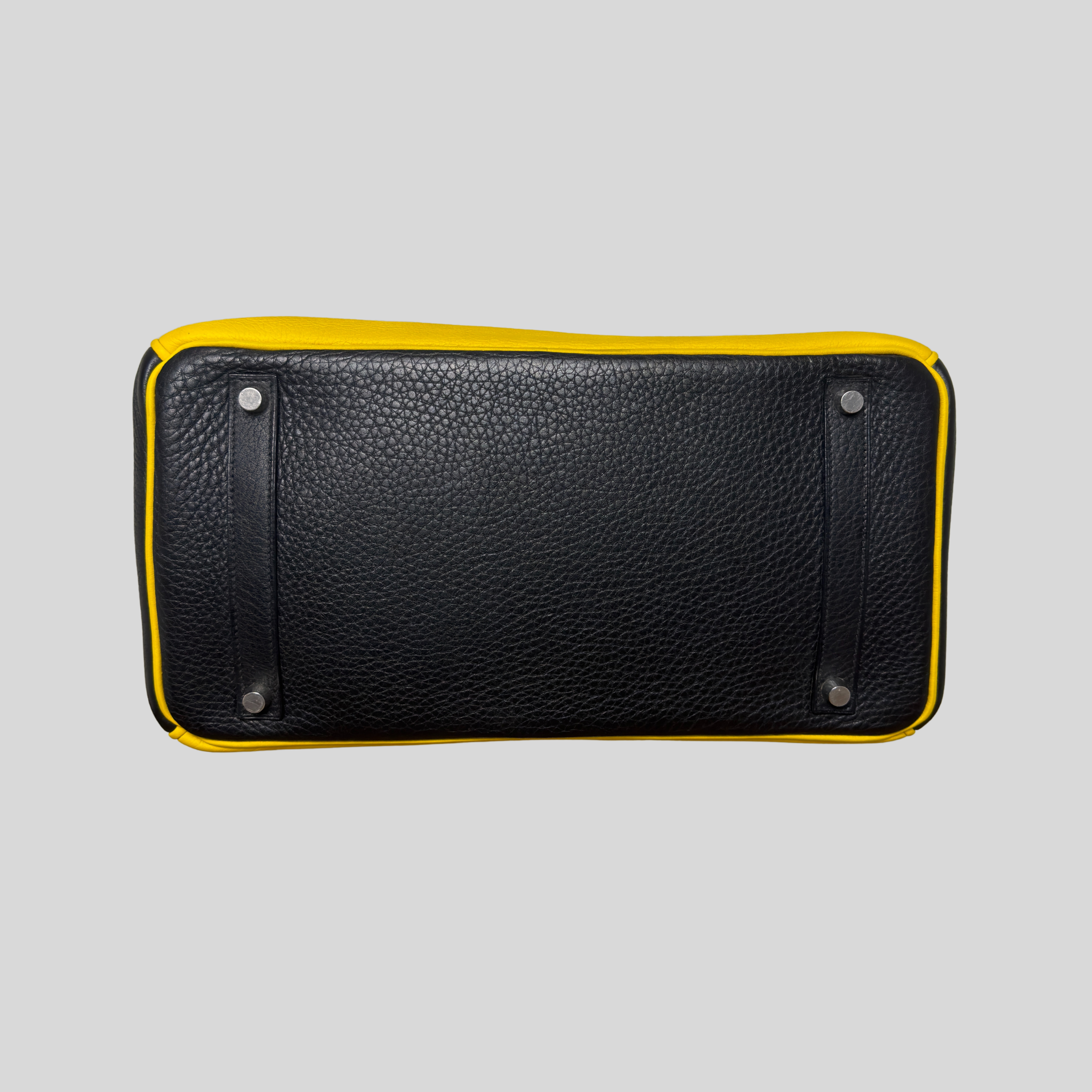 Randolph Goods | Hermès Birkin 35 HSS Black/Yellow Togo Leather Palladium Hardware